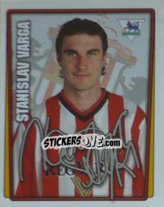 Figurina Stanislav Varga - Premier League Inglese 2001-2002 - Merlin