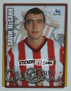 Cromo Gavin McCann - Premier League Inglese 2001-2002 - Merlin