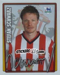 Cromo Stefan Schwarz - Premier League Inglese 2001-2002 - Merlin