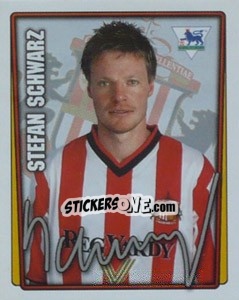 Figurina Stefan Schwarz - Premier League Inglese 2001-2002 - Merlin