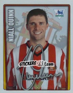 Cromo Nail Quinn - Premier League Inglese 2001-2002 - Merlin