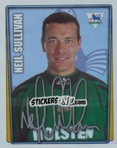 Cromo Neil Sullivan - Premier League Inglese 2001-2002 - Merlin