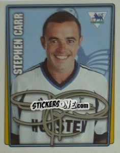 Sticker Stephen Carr - Premier League Inglese 2001-2002 n. 393 - Merlin