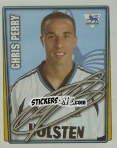 Sticker Chris Perry - Premier League Inglese 2001-2002 - Merlin