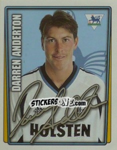 Sticker Darren Anderton - Premier League Inglese 2001-2002 n. 399 - Merlin