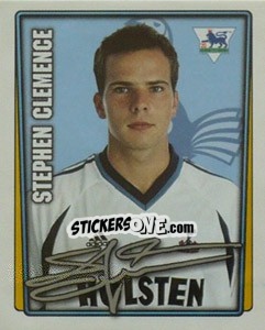 Figurina Stephen Clemence - Premier League Inglese 2001-2002 - Merlin