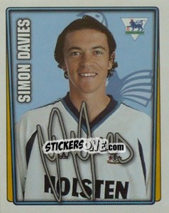 Cromo Simon Davies - Premier League Inglese 2001-2002 - Merlin