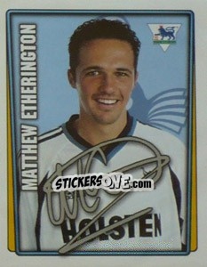 Sticker Matthew Etherington - Premier League Inglese 2001-2002 n. 402 - Merlin