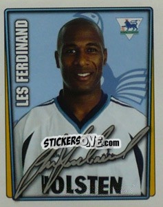 Cromo Les Ferdinand - Premier League Inglese 2001-2002 - Merlin