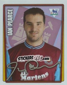 Cromo Ian Pearce - Premier League Inglese 2001-2002 - Merlin