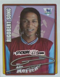 Sticker Rigobert Song - Premier League Inglese 2001-2002 n. 418 - Merlin