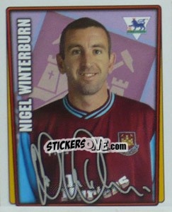 Sticker Nigel Winterburn - Premier League Inglese 2001-2002 - Merlin
