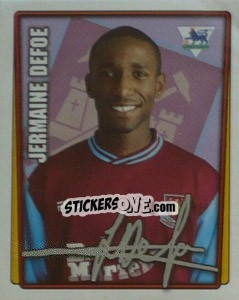 Sticker Jermain Defoe - Premier League Inglese 2001-2002 - Merlin