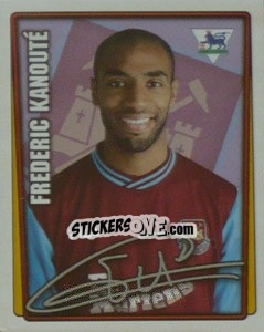 Sticker Frederic Kanoute - Premier League Inglese 2001-2002 n. 427 - Merlin