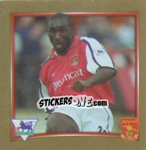 Sticker Sol Campbell (Arsenal) - Premier League Inglese 2001-2002 n. W1 - Merlin