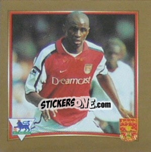 Sticker Patrick Vieira (Arsenal) - Premier League Inglese 2001-2002 n. W3 - Merlin