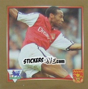 Sticker Thierry Henry (Arsenal) - Premier League Inglese 2001-2002 n. W4 - Merlin