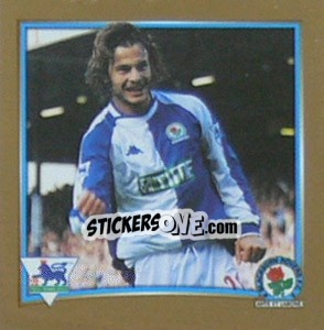 Cromo Corrado Grabbi (Blackburn Rovers) - Premier League Inglese 2001-2002 - Merlin