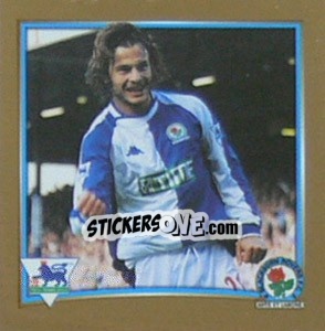 Sticker Corrado Grabbi (Blackburn Rovers) - Premier League Inglese 2001-2002 n. W11 - Merlin