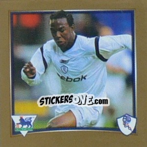 Sticker Ricardo Gardner (Bolton Wanderers) - Premier League Inglese 2001-2002 n. W15 - Merlin