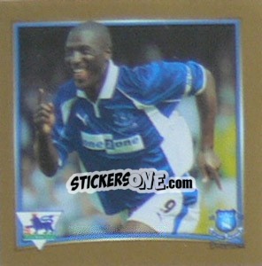 Cromo Kevin Campbell (Everton) - Premier League Inglese 2001-2002 - Merlin