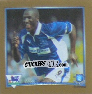 Sticker Kevin Campbell (Everton) - Premier League Inglese 2001-2002 n. W31 - Merlin