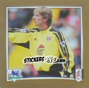 Cromo Edwin van der Sar (Fulham) - Premier League Inglese 2001-2002 - Merlin