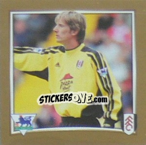 Figurina Edwin van der Sar (Fulham) - Premier League Inglese 2001-2002 - Merlin