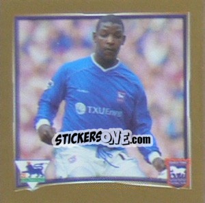Sticker Titus Bramble (Ipswich Town) - Premier League Inglese 2001-2002 n. W37 - Merlin