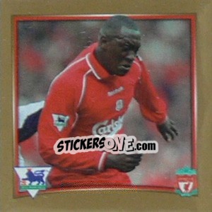 Sticker Emile Heskey (Liverpool) - Premier League Inglese 2001-2002 n. W51 - Merlin