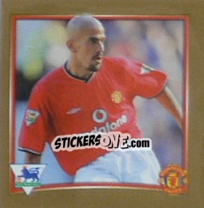 Sticker Juan Sebastian Veron (Manchester United) - Premier League Inglese 2001-2002 n. W54 - Merlin