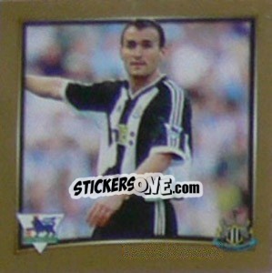 Cromo Nikos Dabizas (Newcastle United) - Premier League Inglese 2001-2002 - Merlin