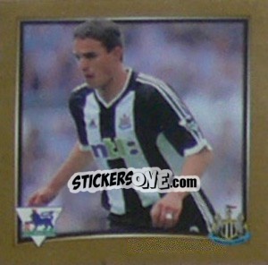 Figurina Laurent Robert (Newcastle United) - Premier League Inglese 2001-2002 - Merlin