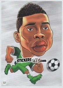 Sticker Kelechi Iheanacho - Viza MG Zabibuska Rusija 2018 n. 121 - Viza MG