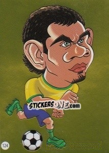 Sticker Dani Alves - Viza MG Zabibuska Rusija 2018 n. 124 - Viza MG