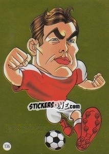 Sticker Stephan Lichtsteiner - Viza MG Zabibuska Rusija 2018 n. 136 - Viza MG