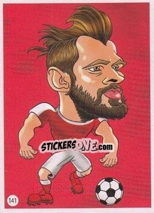 Sticker Haris Seferovic - Viza MG Zabibuska Rusija 2018 n. 141 - Viza MG