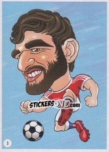 Sticker Georgi Dzhikiya - Viza MG Zabibuska Rusija 2018 n. 3 - Viza MG
