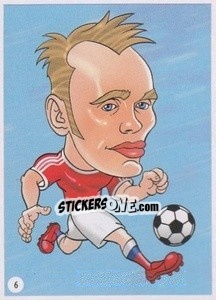 Sticker Denis Glushakov - Viza MG Zabibuska Rusija 2018 n. 6 - Viza MG