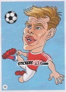 Sticker Aleksandr Kokorin - Viza MG Zabibuska Rusija 2018 n. 10 - Viza MG