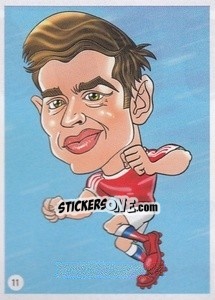 Sticker Fedor Smolov - Viza MG Zabibuska Rusija 2018 n. 11 - Viza MG