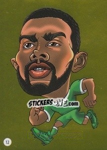 Sticker Osama Hawsawi - Viza MG Zabibuska Rusija 2018 n. 12 - Viza MG