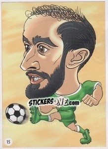 Sticker Mohammad Al-Sahlawi - Viza MG Zabibuska Rusija 2018 n. 15 - Viza MG
