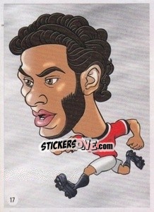 Sticker Ramadan Sobhi - Viza MG Zabibuska Rusija 2018 n. 17 - Viza MG