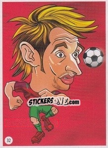 Sticker Fábio Coentrão - Viza MG Zabibuska Rusija 2018 n. 32 - Viza MG