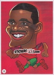 Sticker William Carvalho - Viza MG Zabibuska Rusija 2018 n. 35 - Viza MG