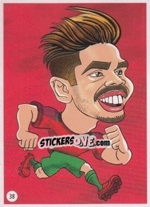 Sticker Andre Silva - Viza MG Zabibuska Rusija 2018 n. 38 - Viza MG