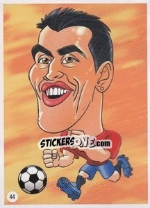 Sticker Sergio Busquets - Viza MG Zabibuska Rusija 2018 n. 44 - Viza MG
