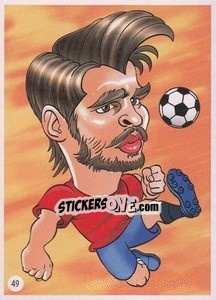 Sticker Alvaro Morata - Viza MG Zabibuska Rusija 2018 n. 49 - Viza MG