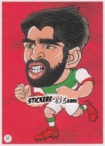 Sticker Karim Ansarifard - Viza MG Zabibuska Rusija 2018 n. 57 - Viza MG